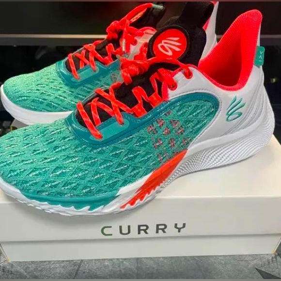 curry 9 white